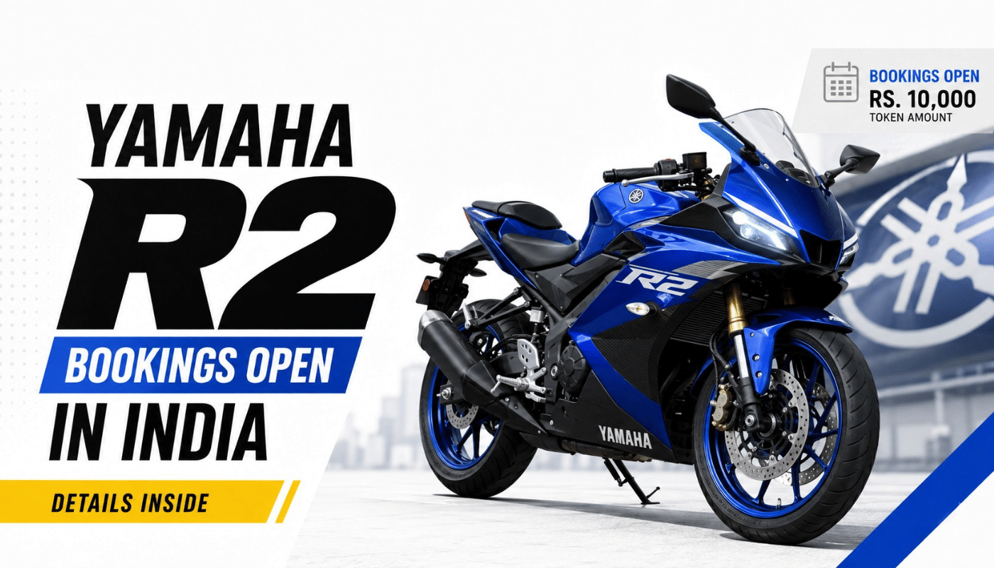 Yamaha R2 Bookings Open in India - Details